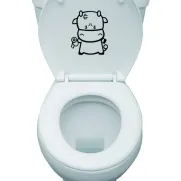 Decorative Sticker toilet cow 